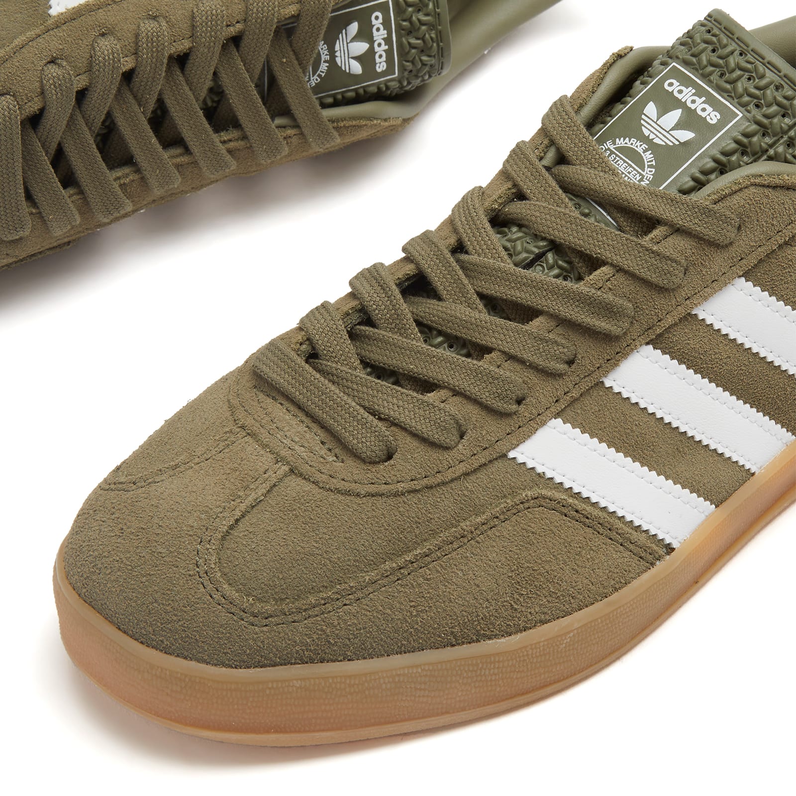 Gazelle Indoor Sneaker in Olive Strata/White/Gold Met.