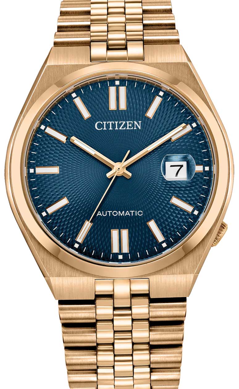 Tsuyosa 60 Automatic Watch 40mm with Blue Dial