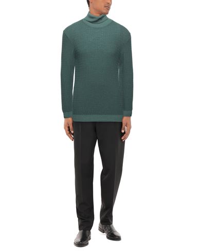 Man Turtleneck Dark green Size XXL Virgin Wool