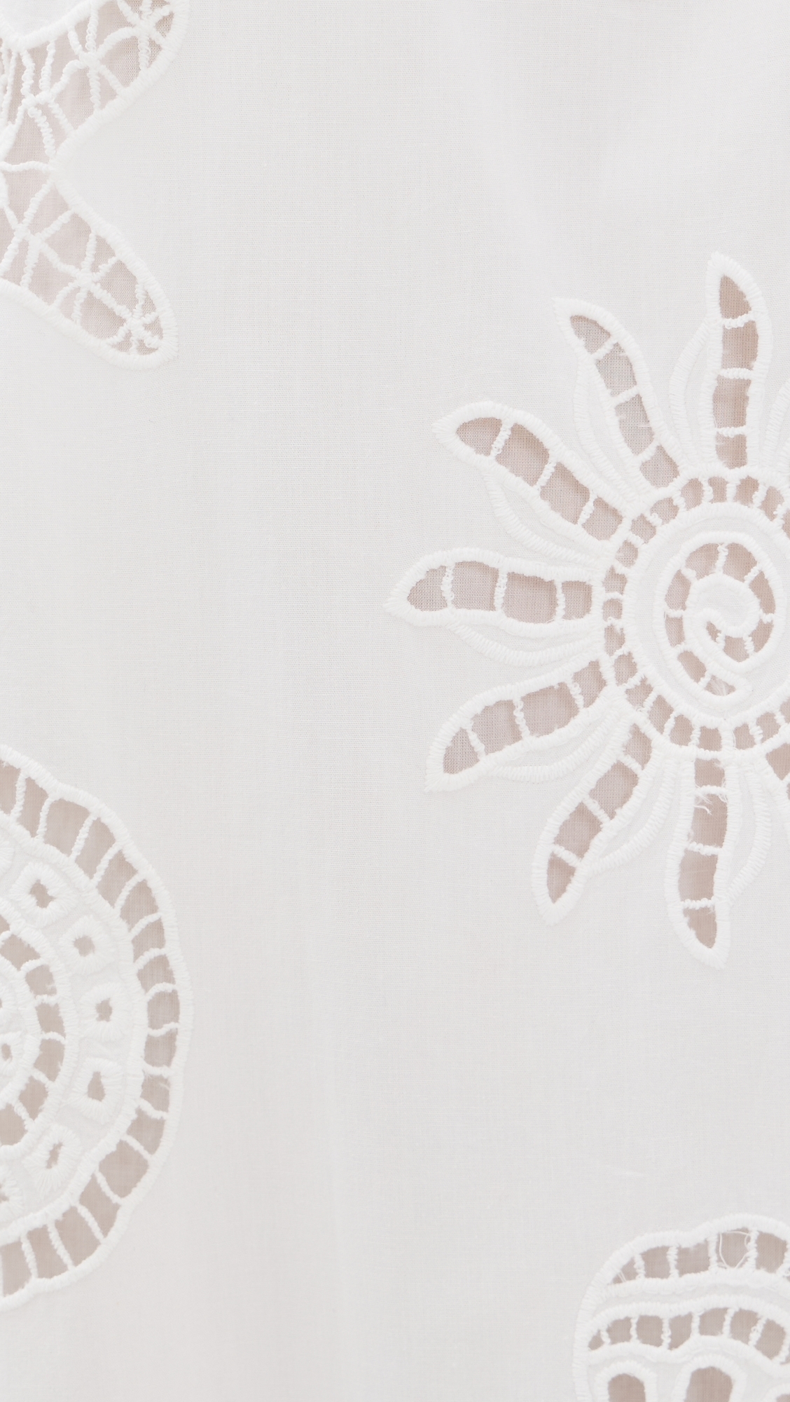O. p.t Genevieve Cotton Dress Seashell Eyelet