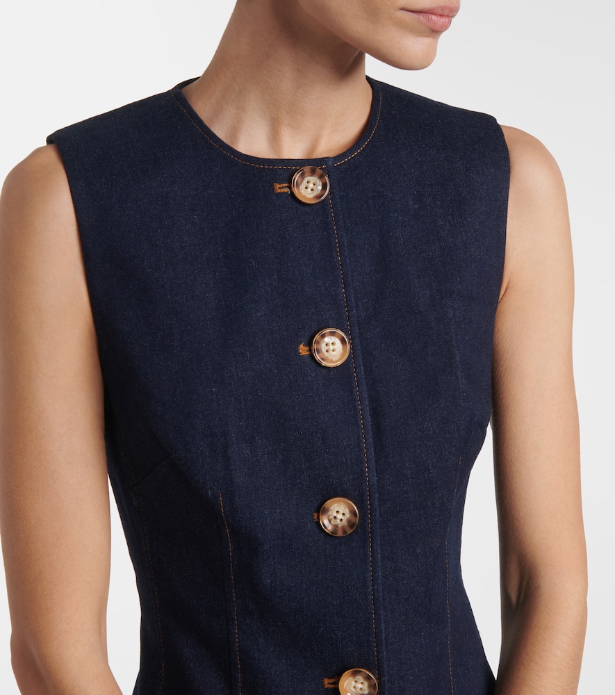 Jessup cotton-blend vest
