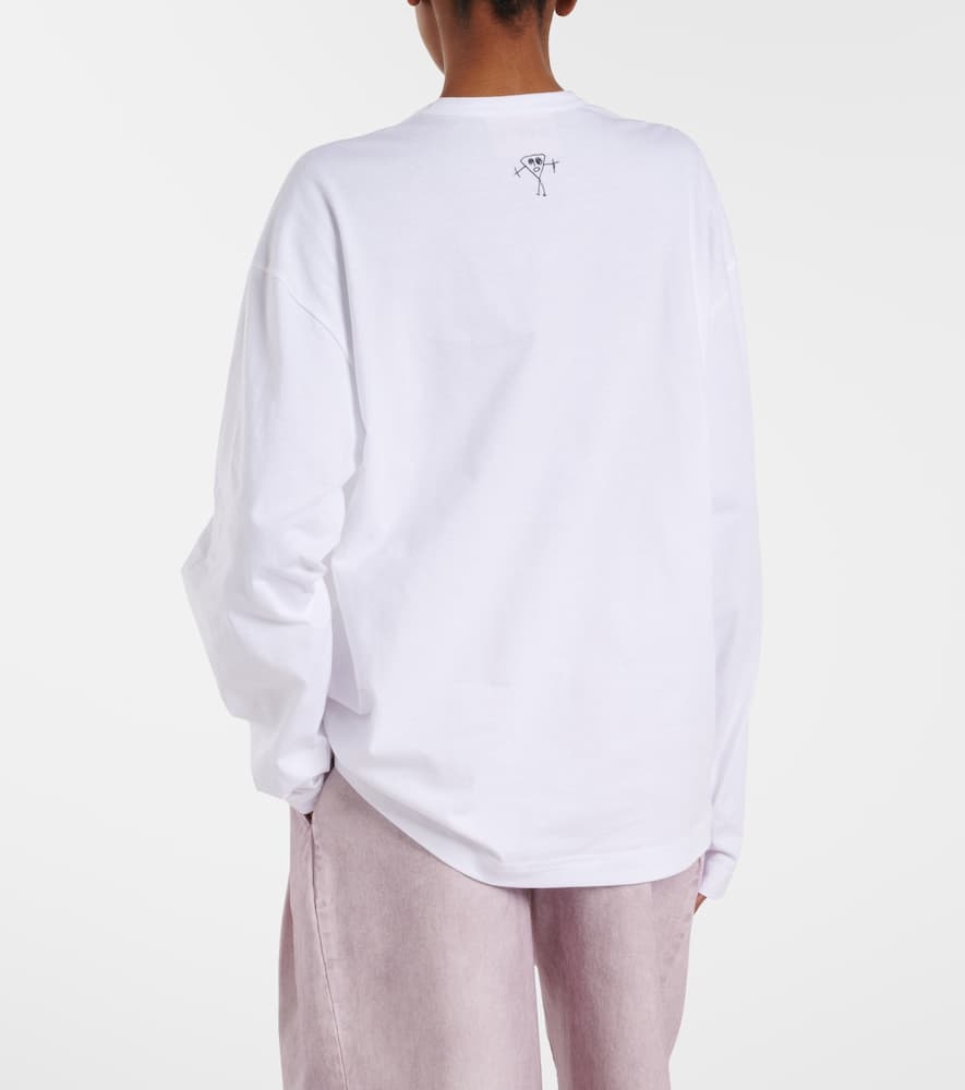 Printed cotton jersey T-shirt