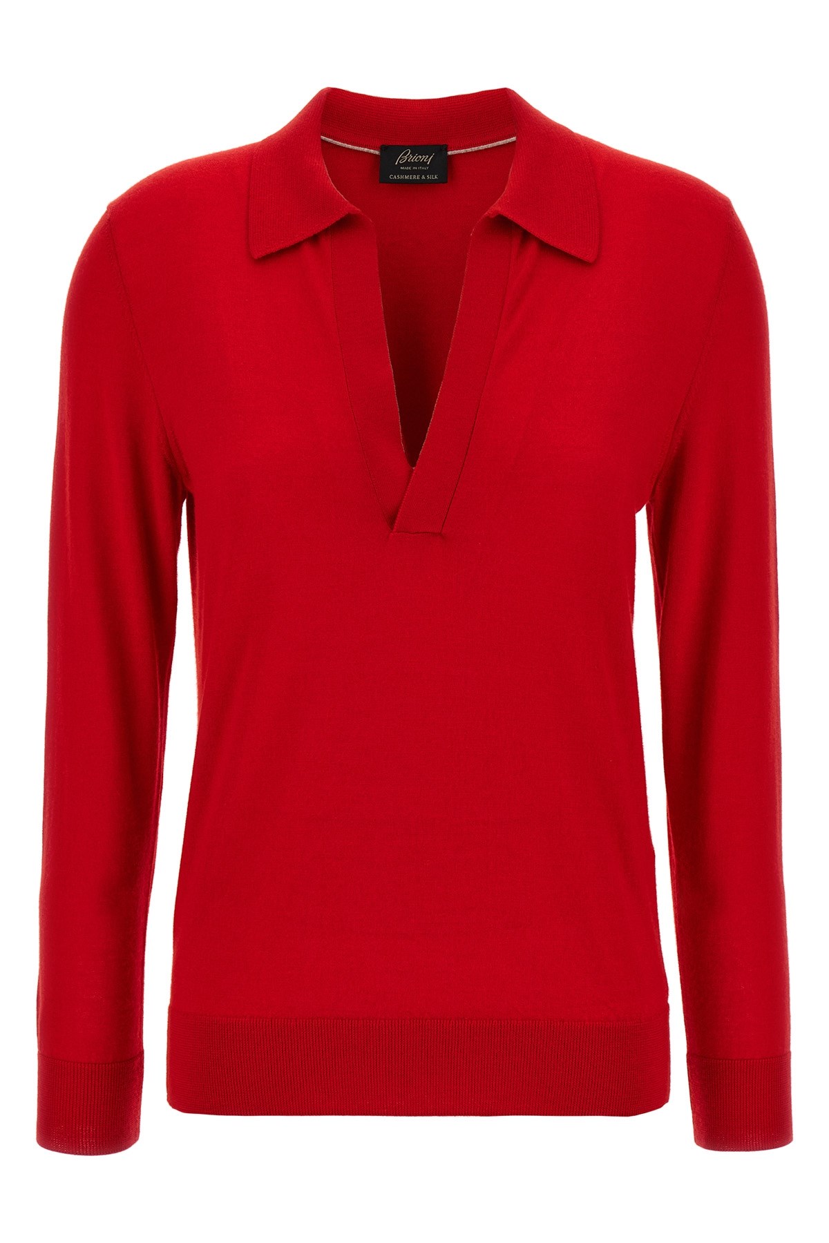 Cashmere And Silk Polo Shirt