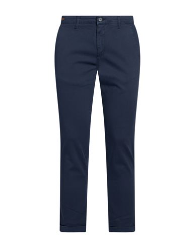 Man Pants Navy Size 28 Cotton, Elastane