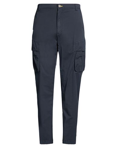 Man Pants Navy Size 29 Cotton, Elastane