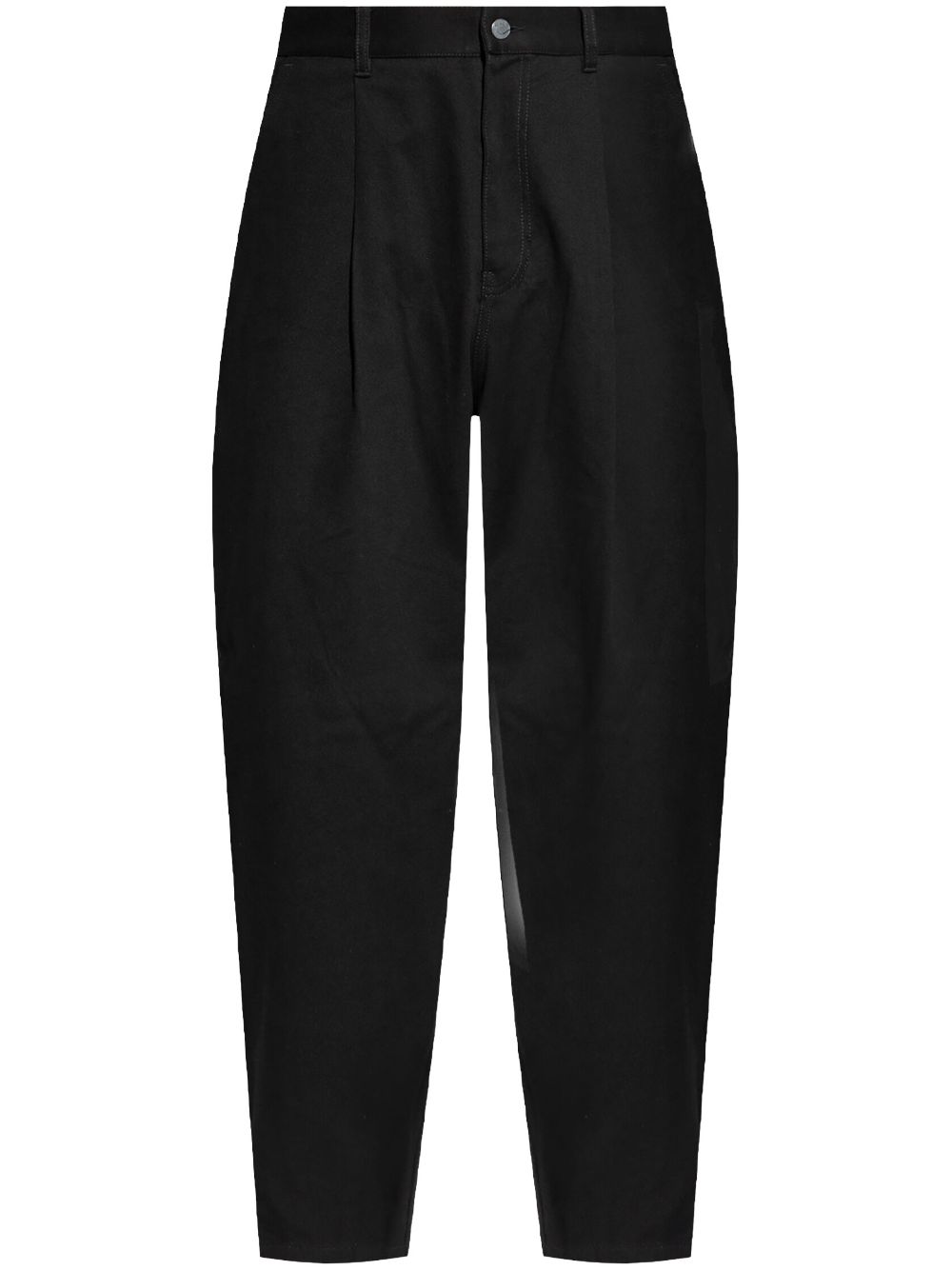 Logo patch trousers - Black