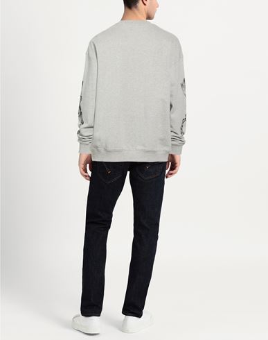 Man Sweatshirt Light grey Size XL Cotton