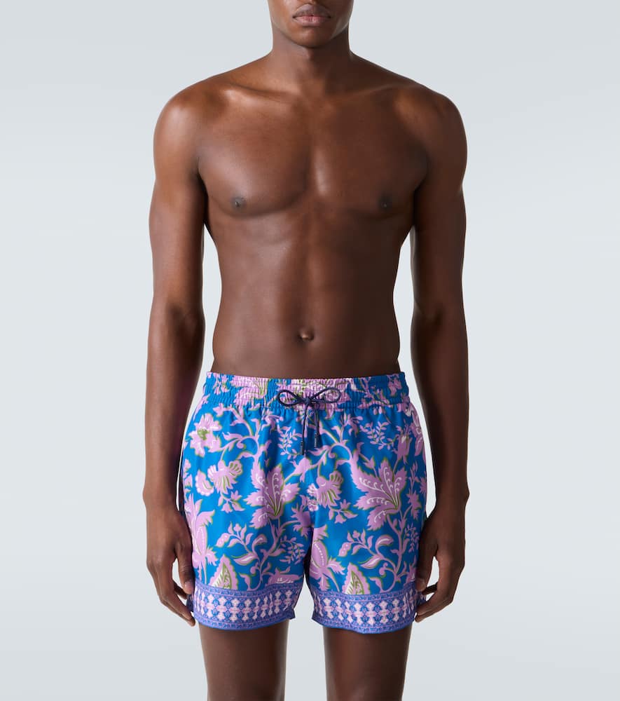 Floral swim trunks