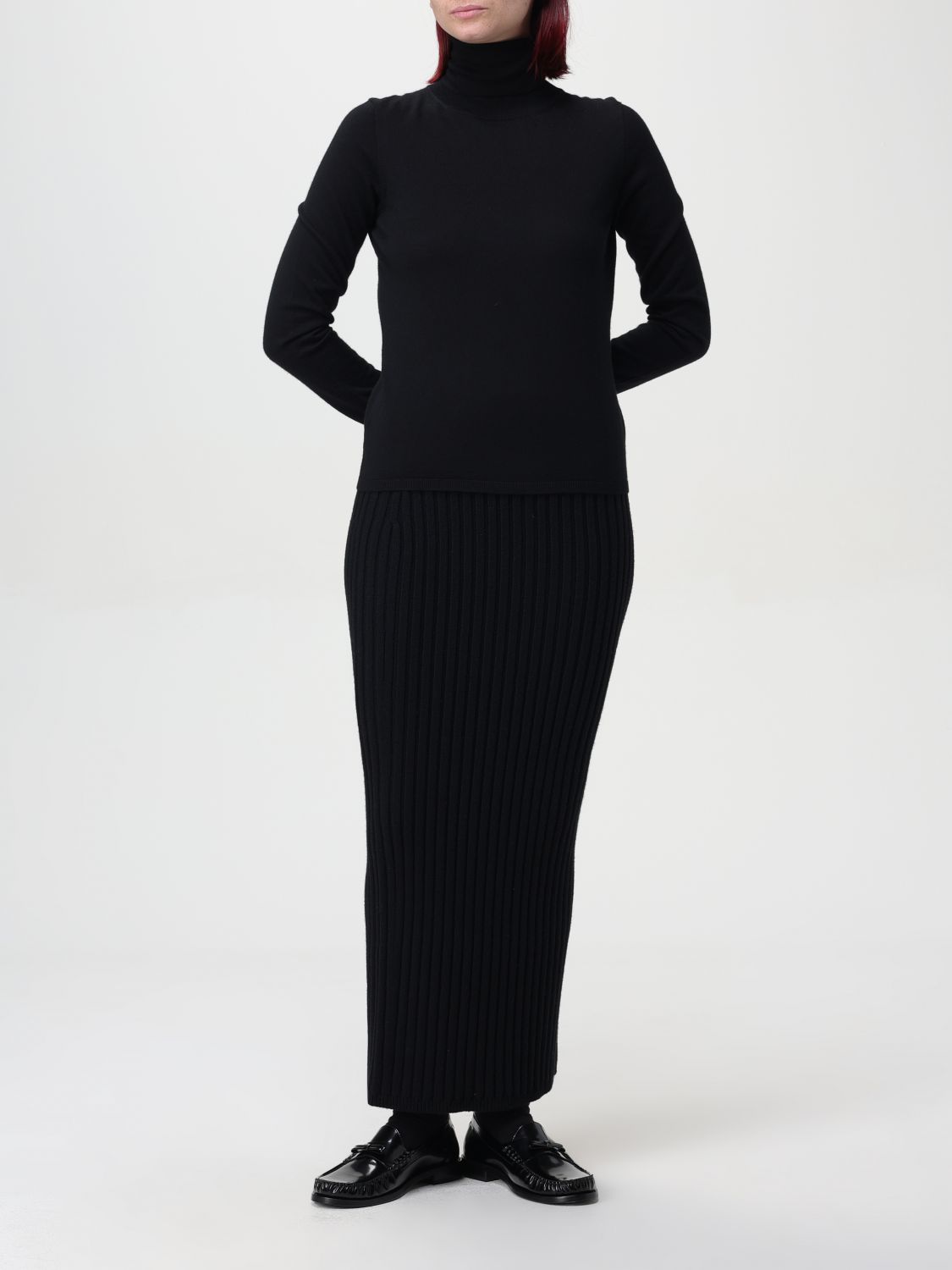 Skirt Woman color Black