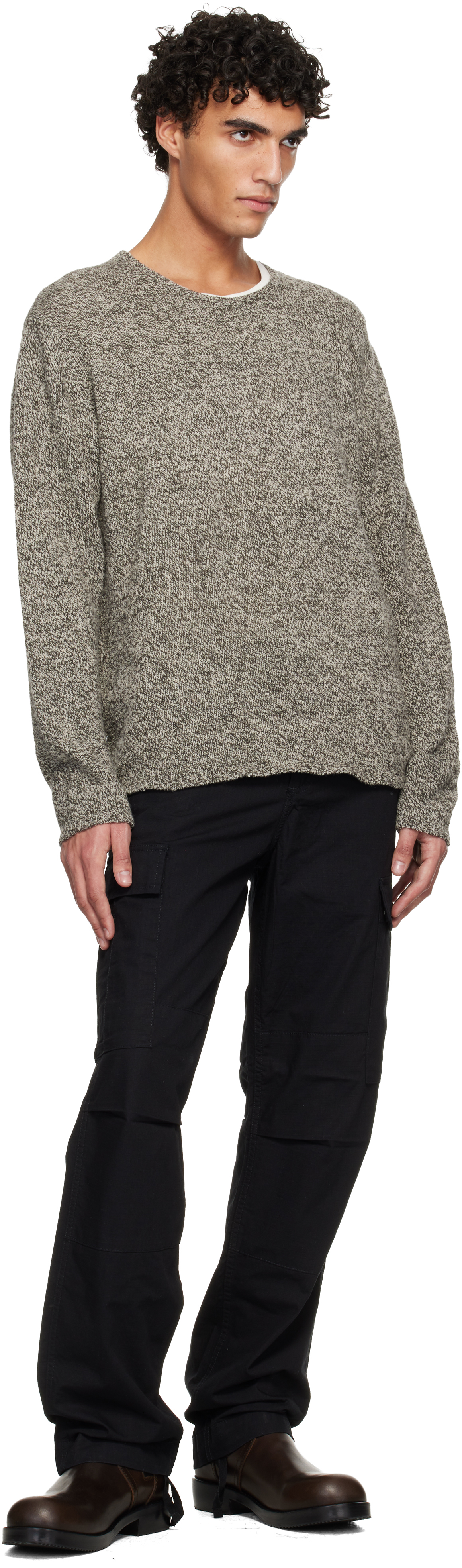 Black Regular Cargo Pants
