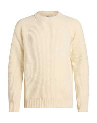 Man Sweater Cream Size S Wool