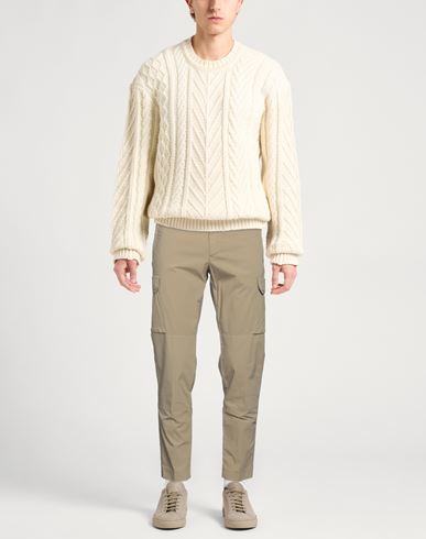 Pt Torino Man Pants Sage green Size 32 Cotton, Polyamide, Elastane