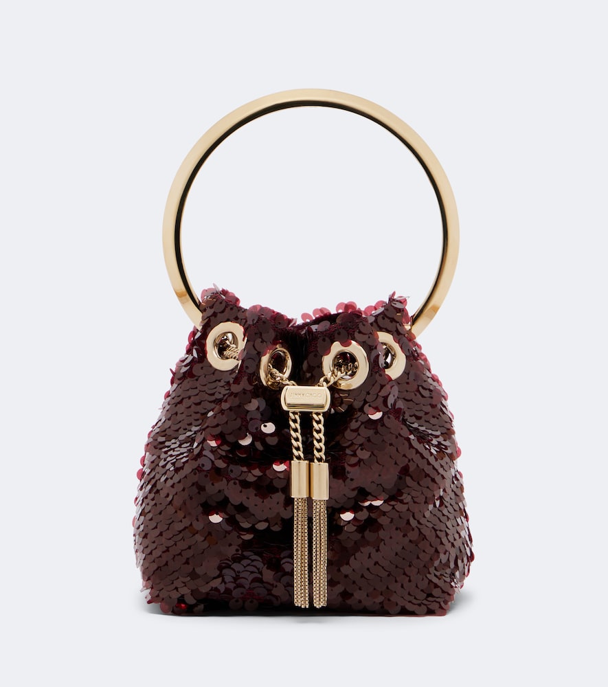 Bon Bon Micro sequined bucket bag
