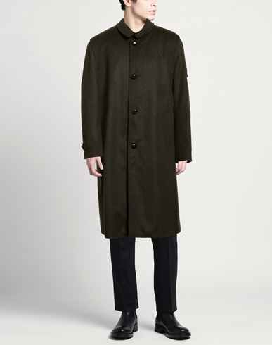 Man Coat Dark green Size 36 Virgin Wool, Alpaca wool
