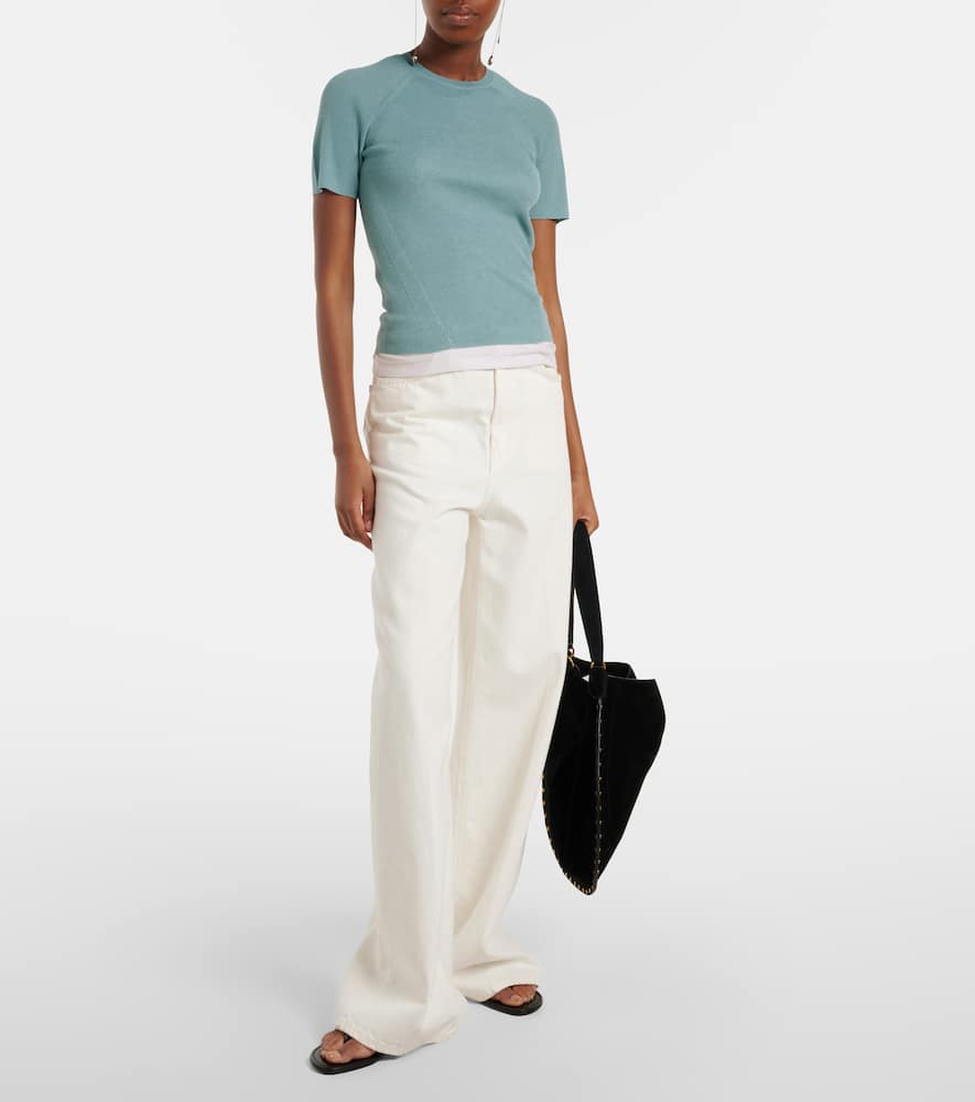 Belarb ribbed-knit T-shirt