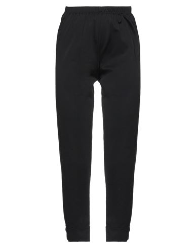 Woman Pants Black Size XL Cotton, Elastane