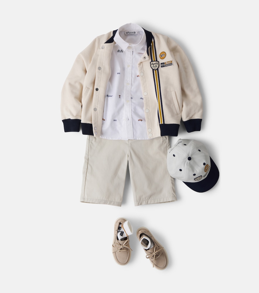 X Porsche Daho cotton jacquard shirt