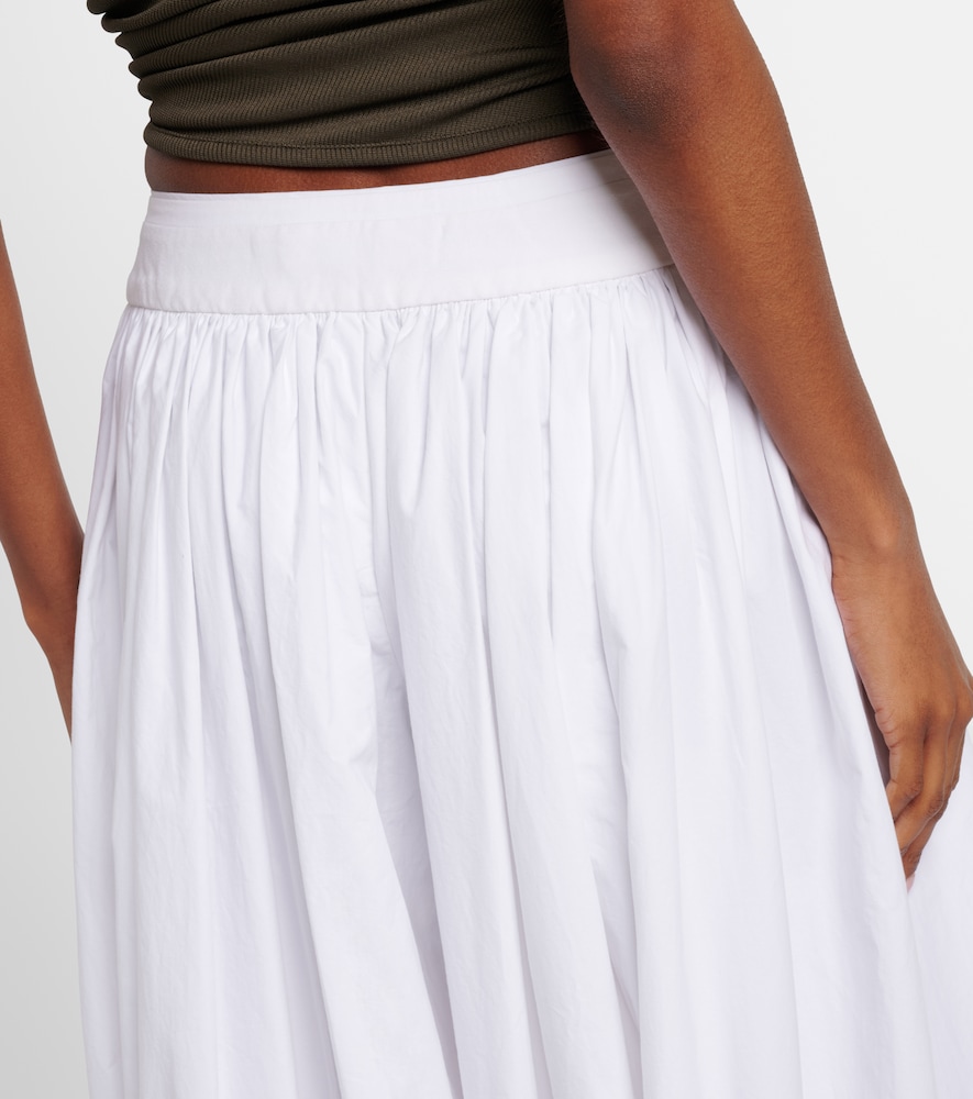 Cotton poplin balloon pants