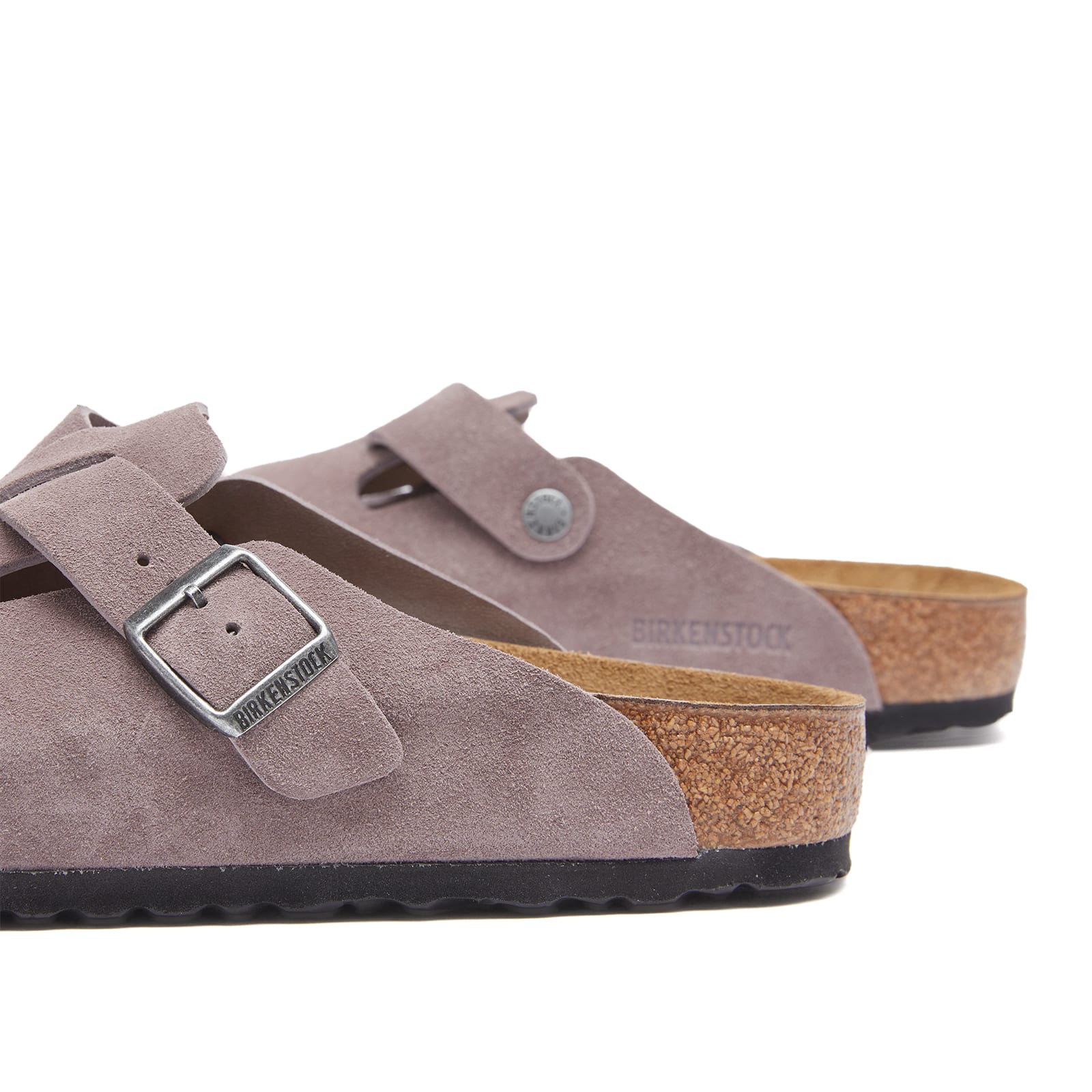 Boston Clog - Faded Purple Suede