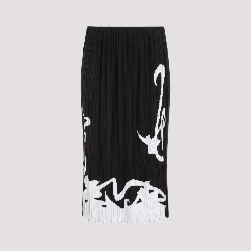 Pleated Long Skirt