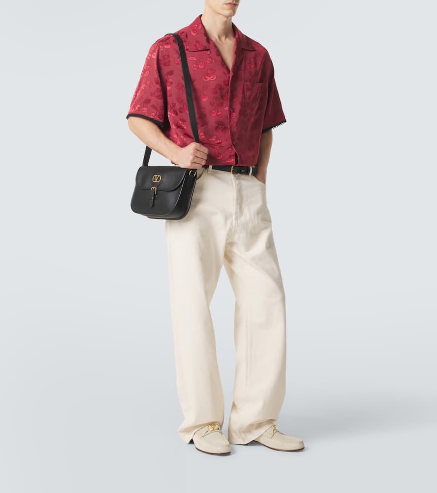 VGold wide-leg jeans