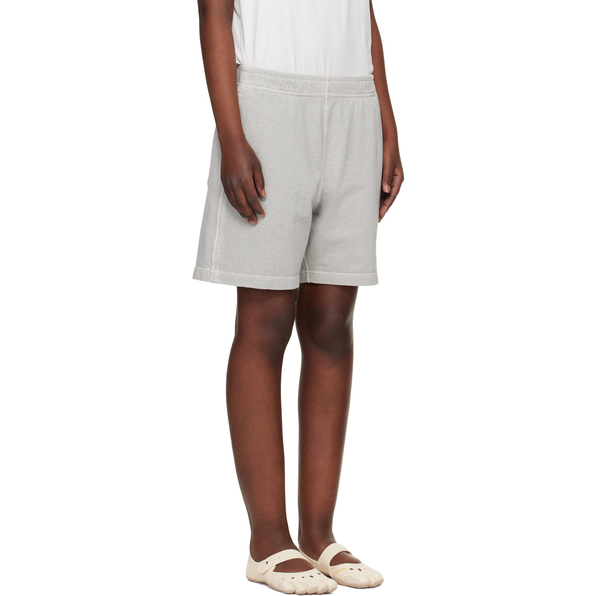 Gray 6200014 Malfilé Fleece Old Effect Shorts