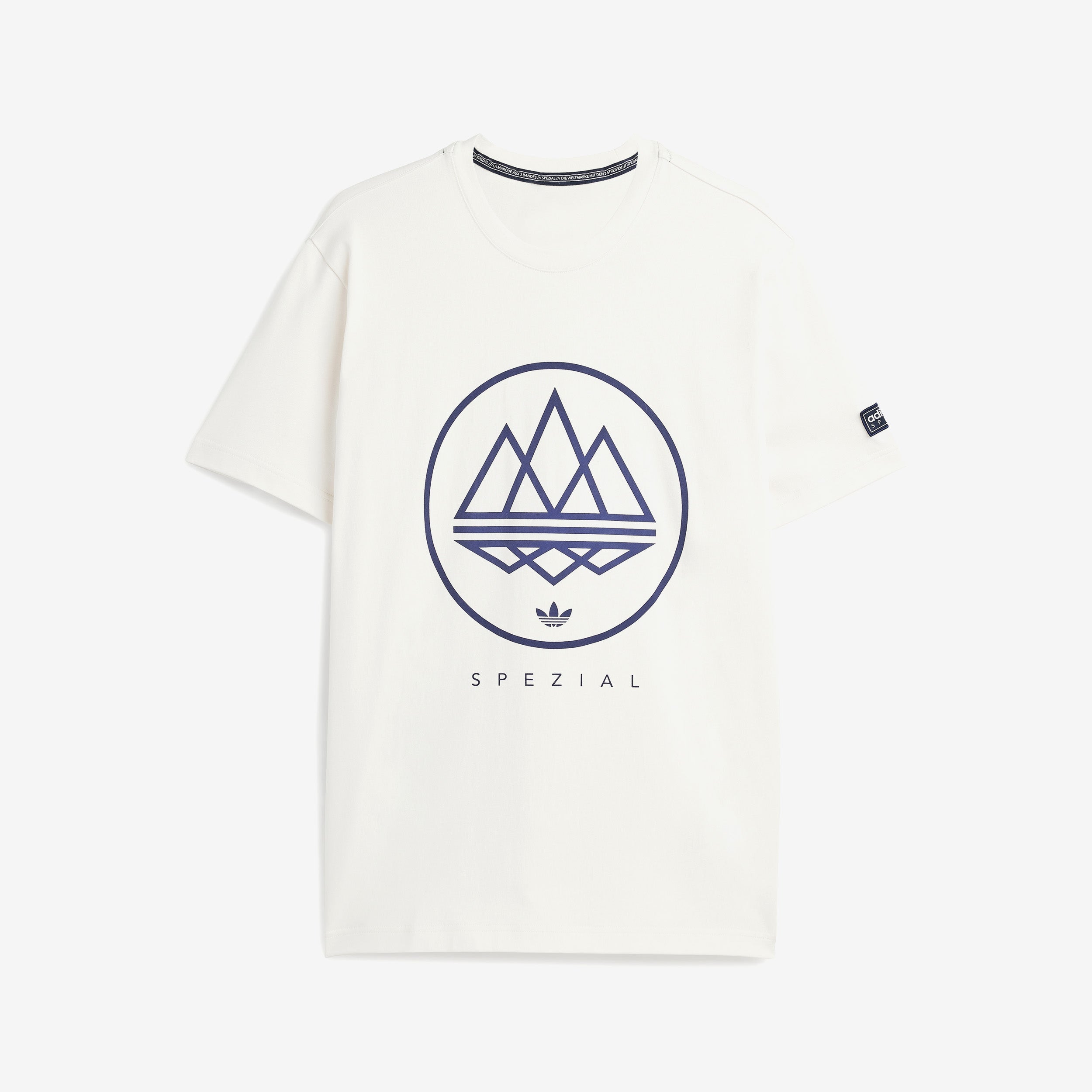 Adidas Mod SPZL Tee - chalk white/wild pine - unisex