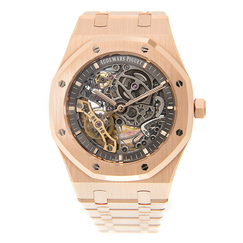 Royal Oak Double Balance Wheel Openworked Automatic Mens Watch 15407OR.OO.1220OR.01
