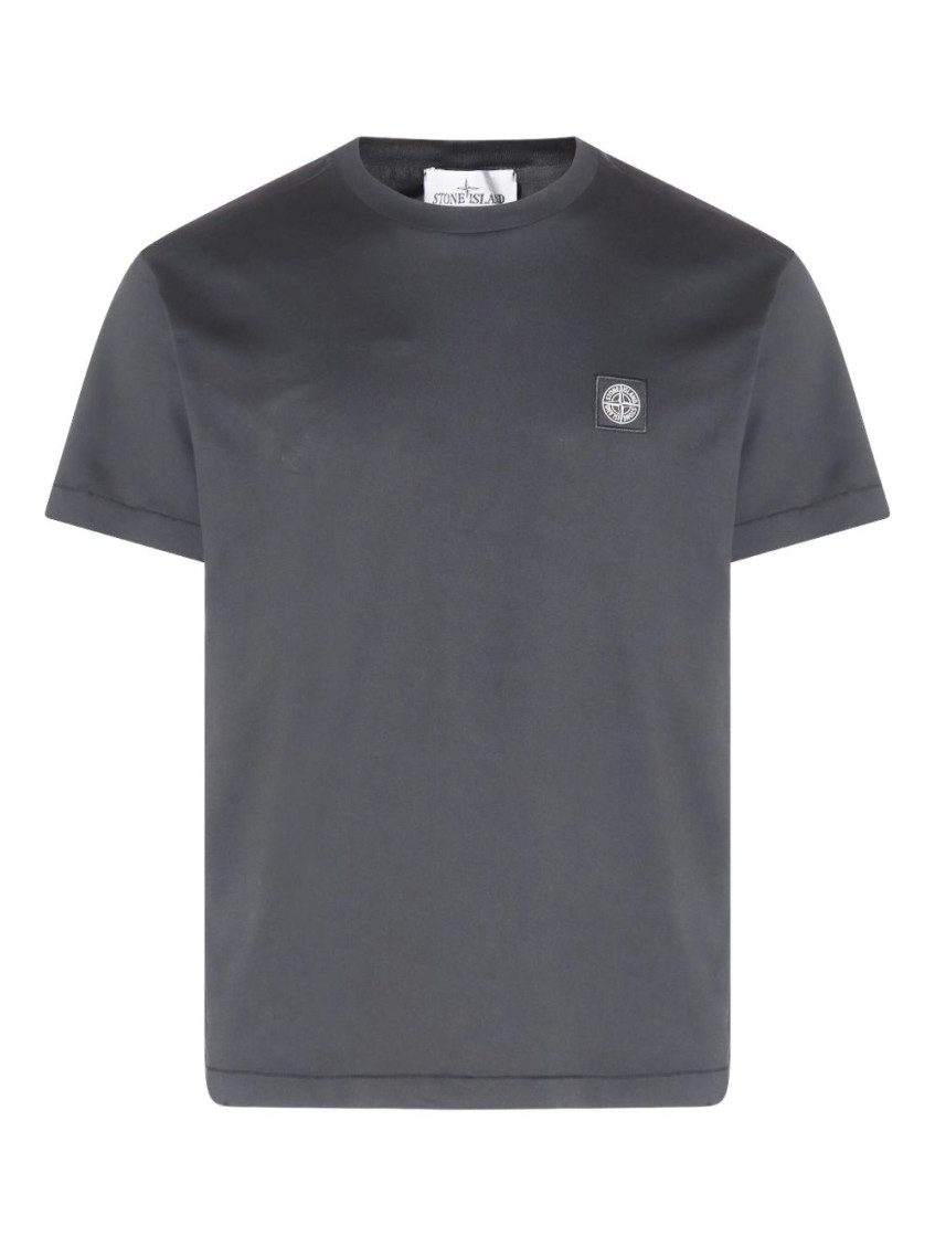 Stone Island - t shirt crew neck ribbed neckline