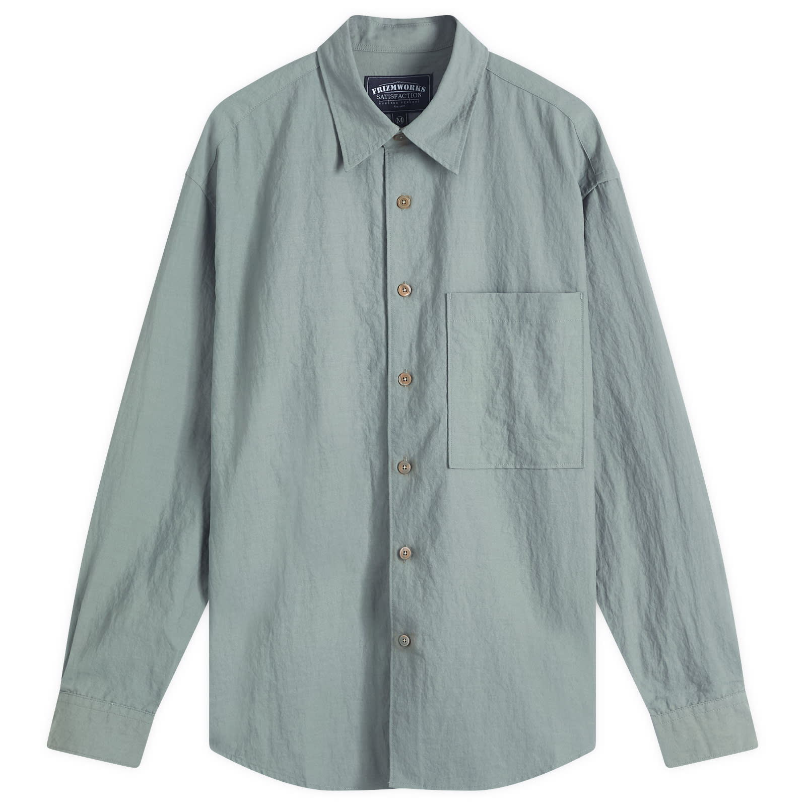 Men's Nylon Overshirt Jade Green