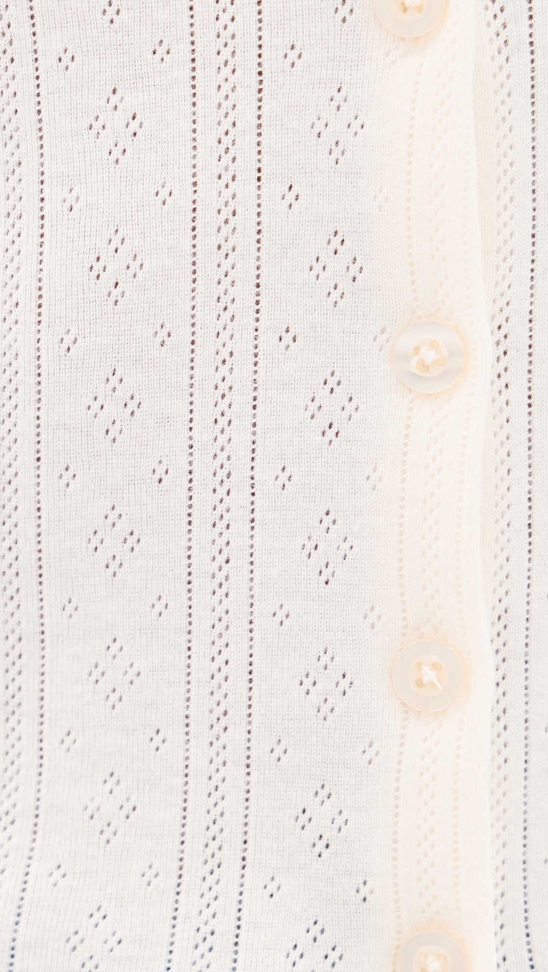 Stargazer Pointelle Cardigan Cloud Dancer
