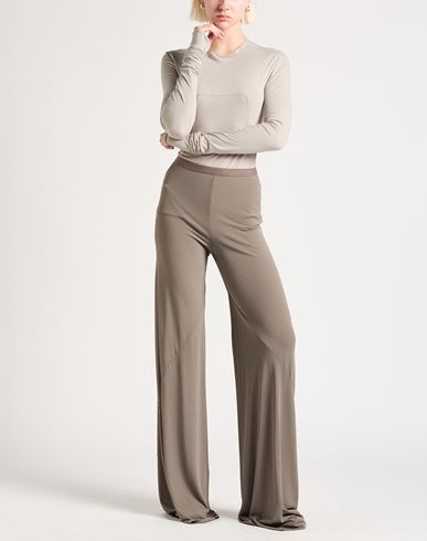 Woman Pants Khaki Size 2 Viscose, Polyamide, Elastane