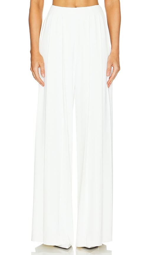 L'AGENCE Nova Pleated Pant in Ivory. - 12 also