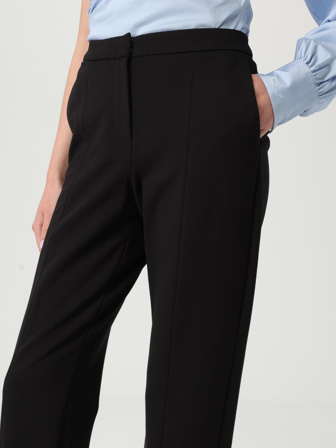 Pants KARL LAGERFELD Woman color Black