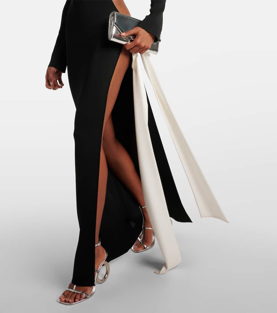 Galvan Twisted Cindy cutout gown