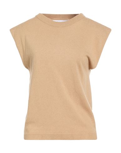 Caractère Woman Sweater Beige Size L Viscose, Wool, Polyamide, Cashmere