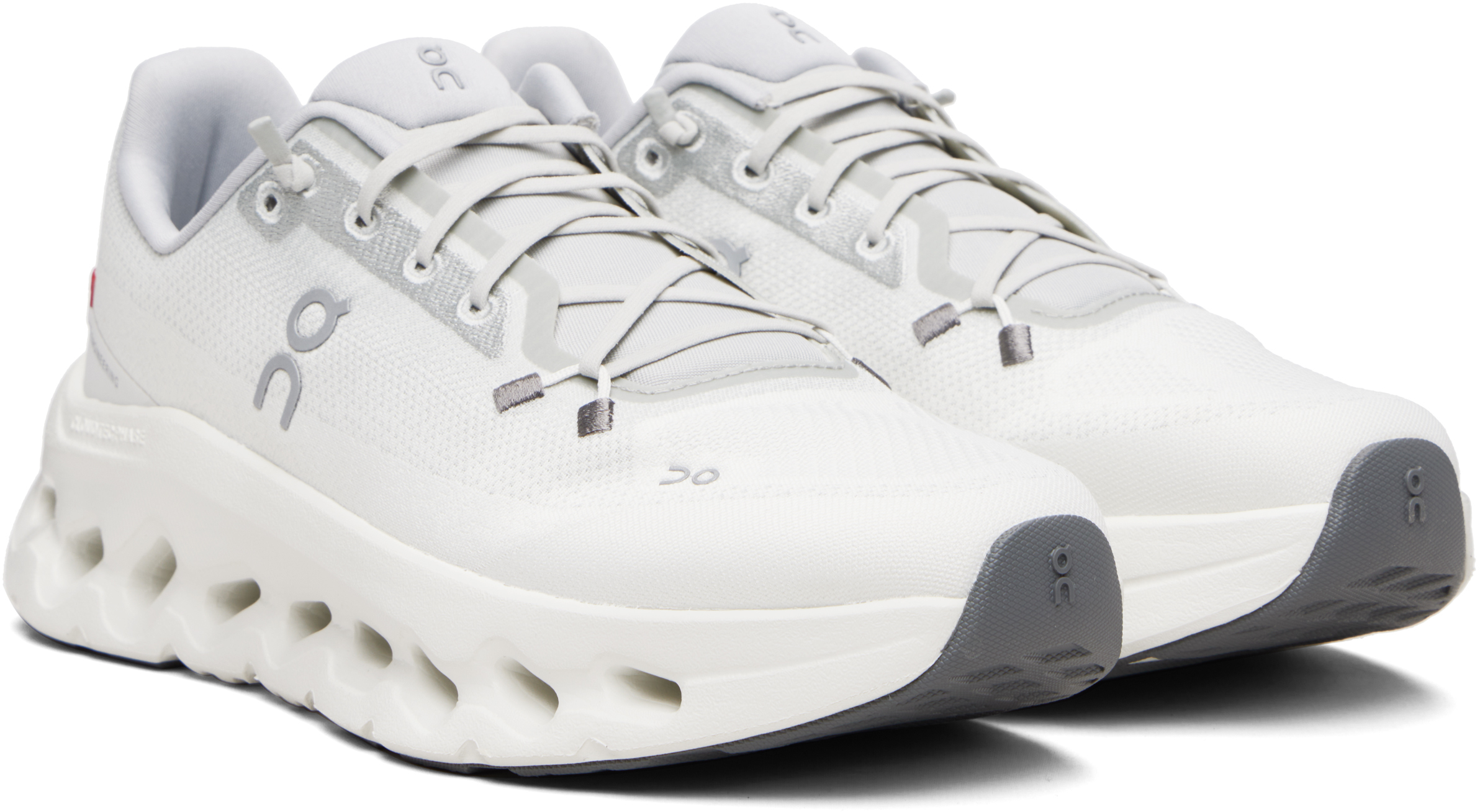 White & Gray Cloudtilt Sneakers