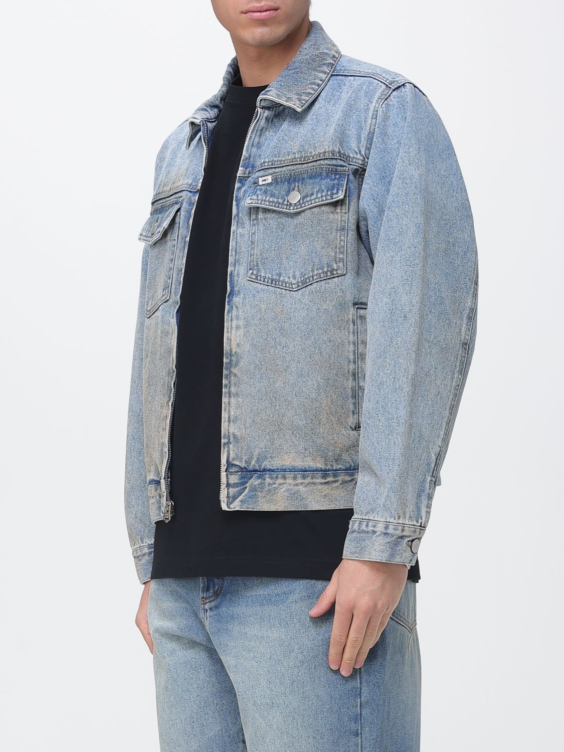 Jacket Men color Indigo