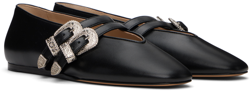 Le Monde Beryl Black Claudia Ballerina Flats