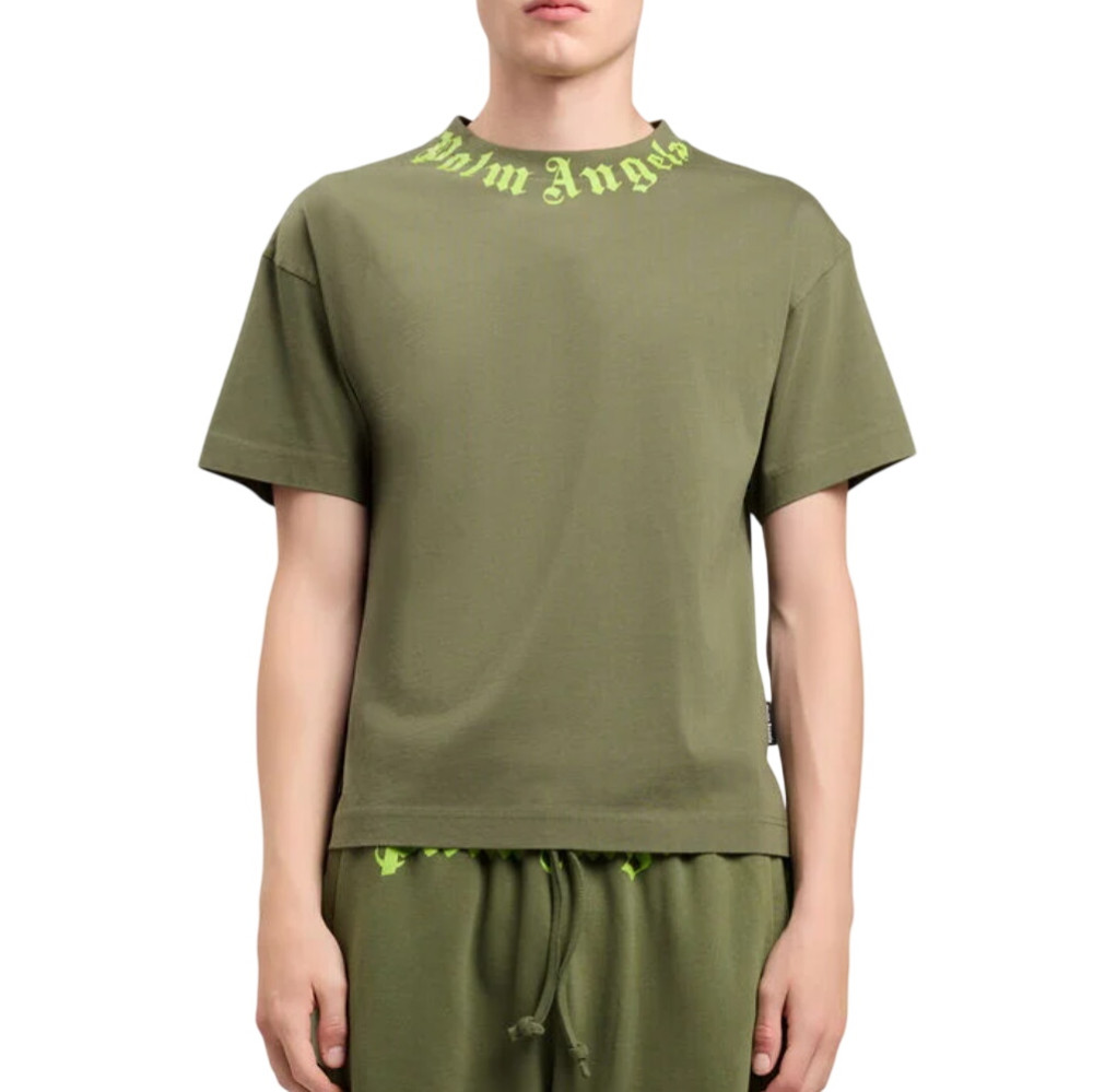 Logo-neckline T-shirt