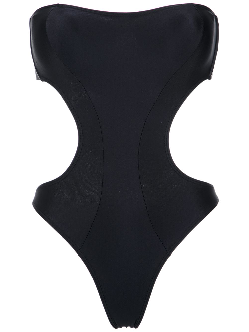 Panelled swimsuit - Black