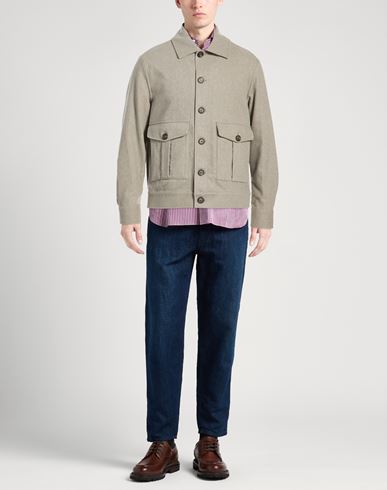 Man Jacket Light grey Size XL Wool, Cashmere, Elastane