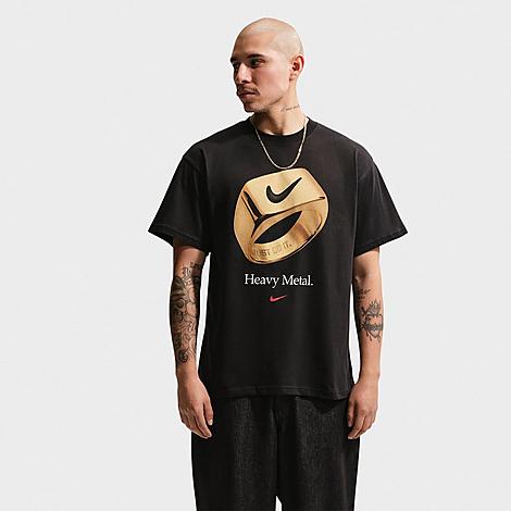Men's Sportswear Heavy Metal T-Shirt in Black