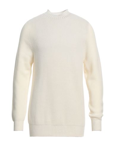 Man Turtleneck Cream Size 44 Virgin Wool