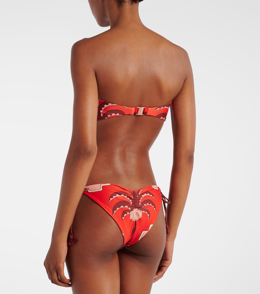 Sagrado printed low-rise bikini bottoms