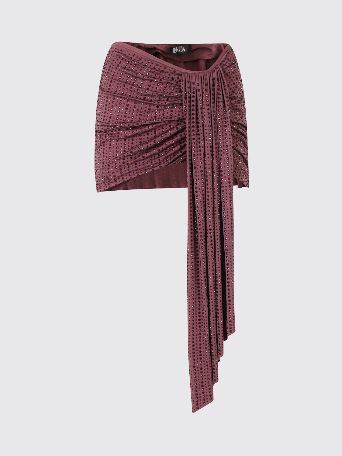 Skirt Woman color Burgundy