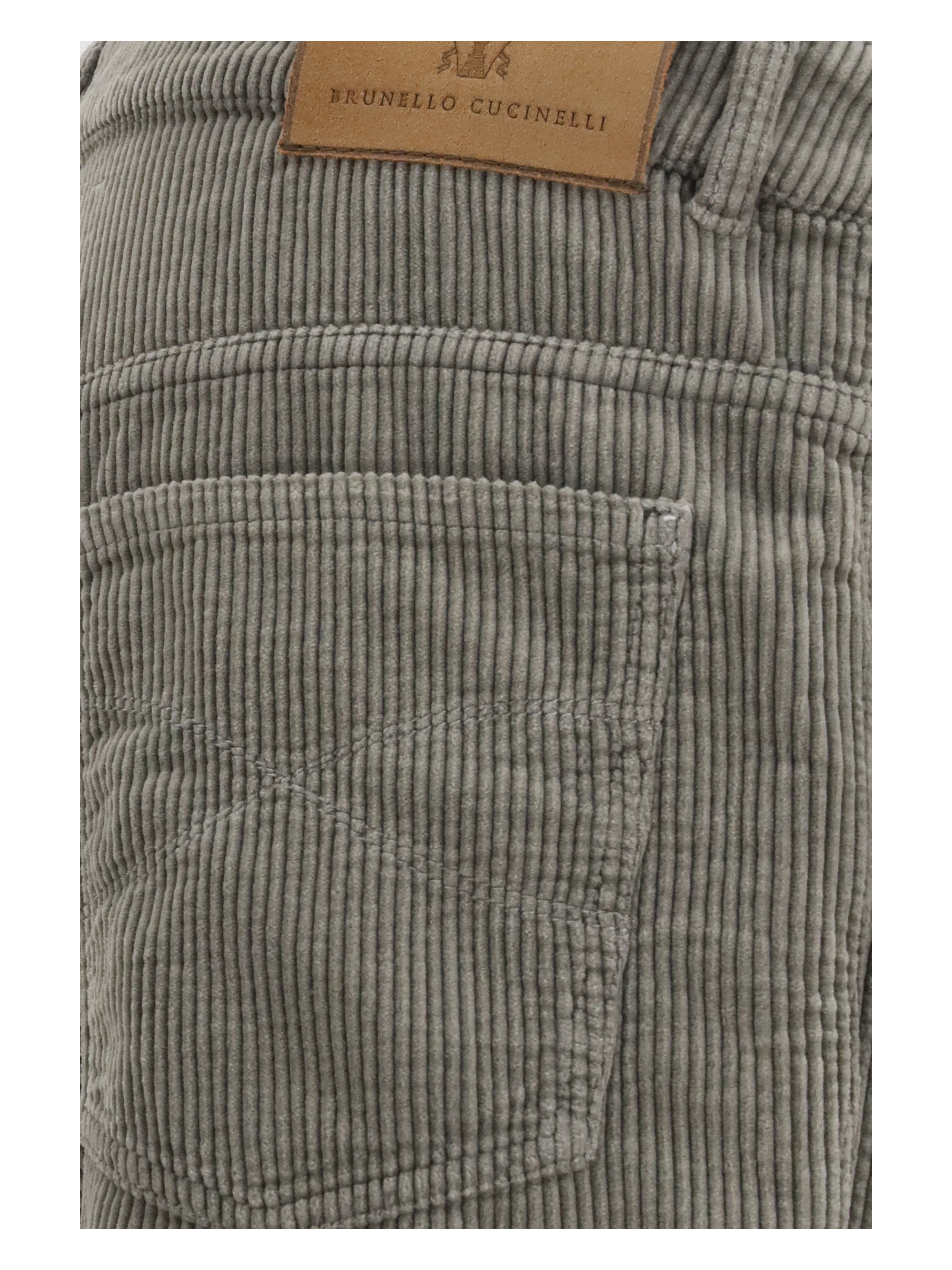 Corduroy Trousers — Taupe