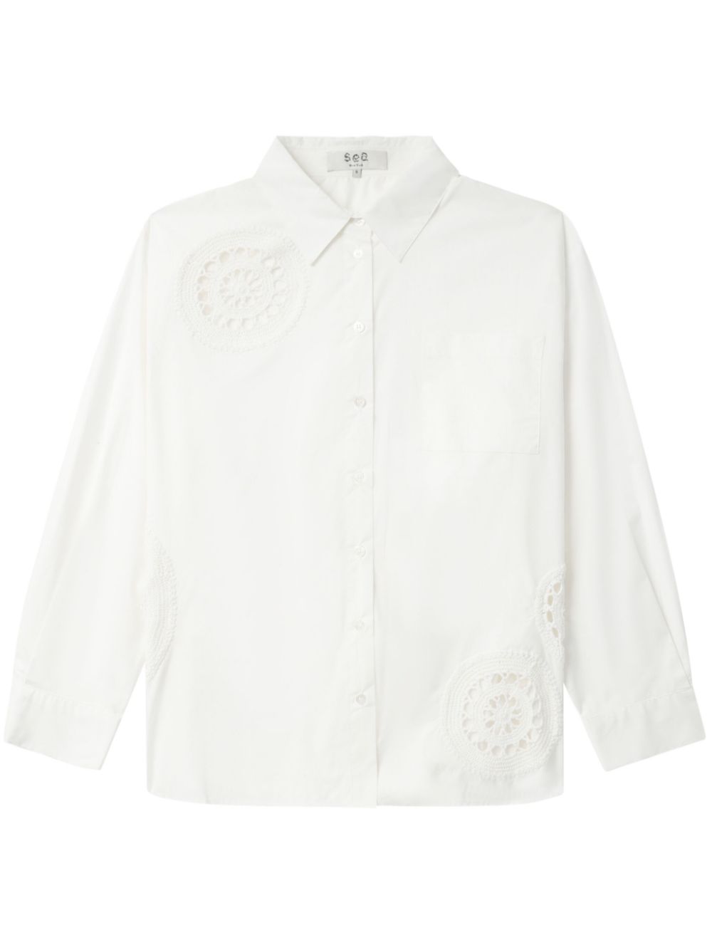 Joy cotton shirt - White