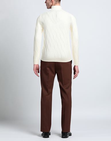 Man Turtleneck Off white Size 46 Merino Wool