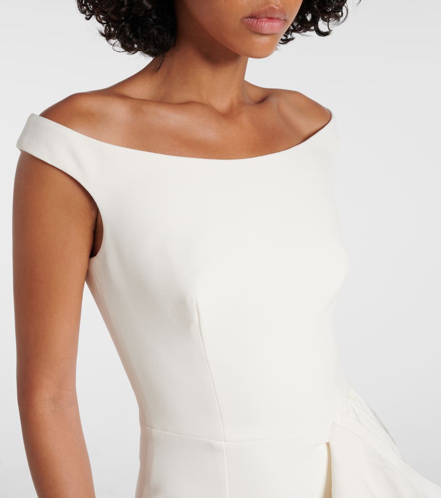 Bree draped midi dress